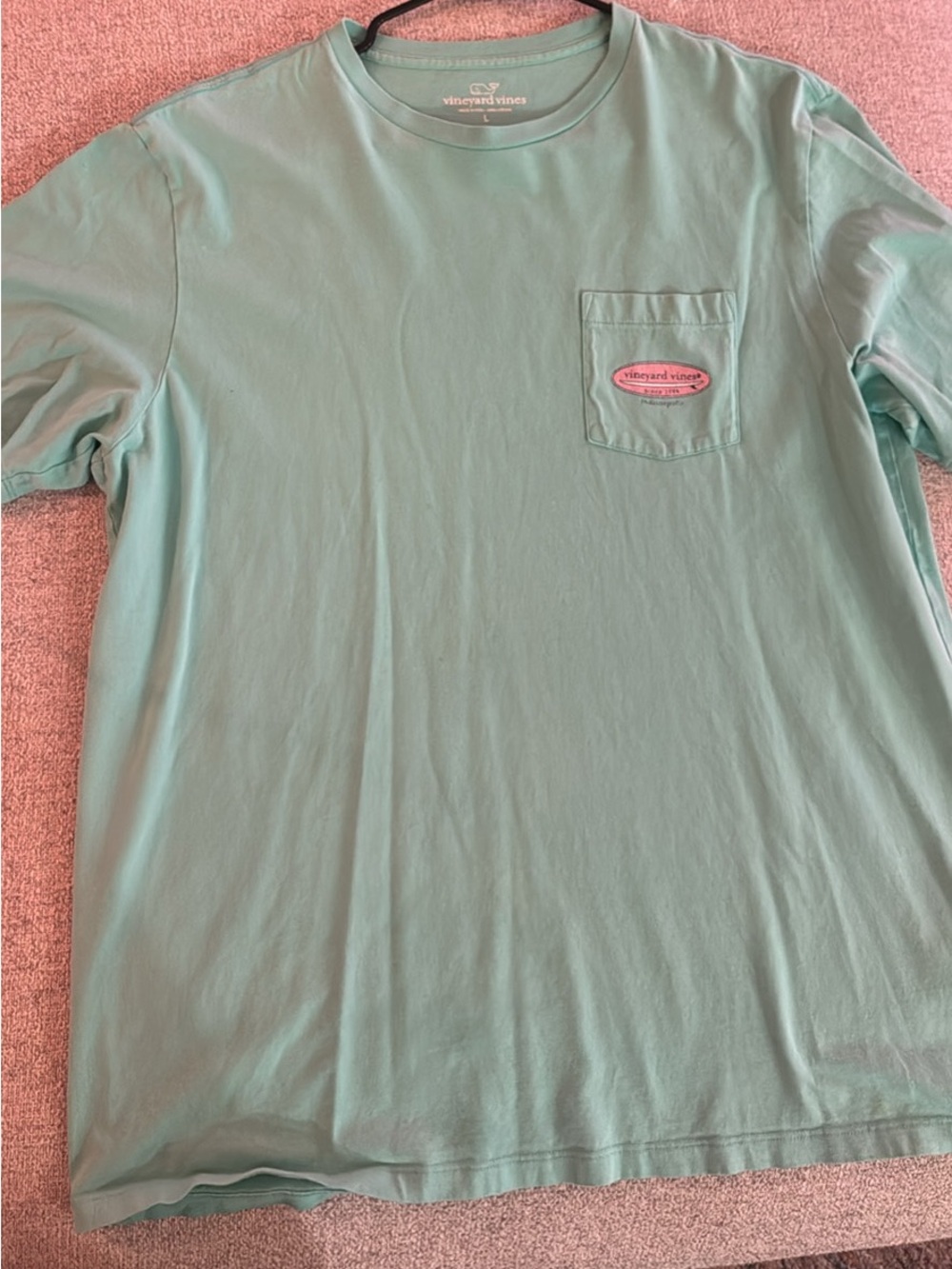 Vineyard Vines women’s Short Sleeve Pocket Tee - Seafoam